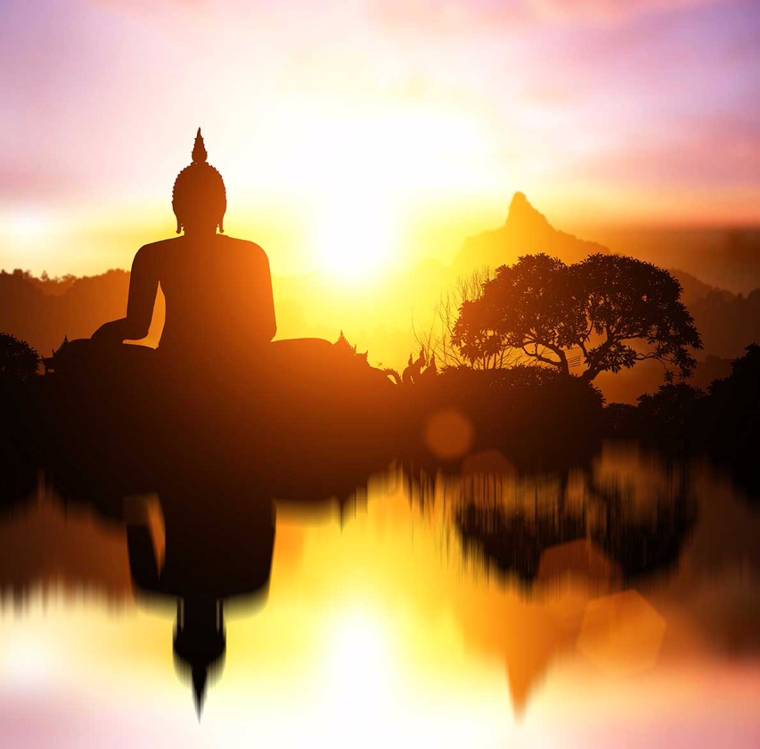 Buddha bij Wat Muang Ang