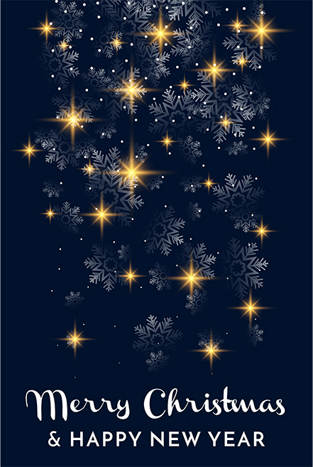 Merry Christmas met sneeuwvlokken-7255