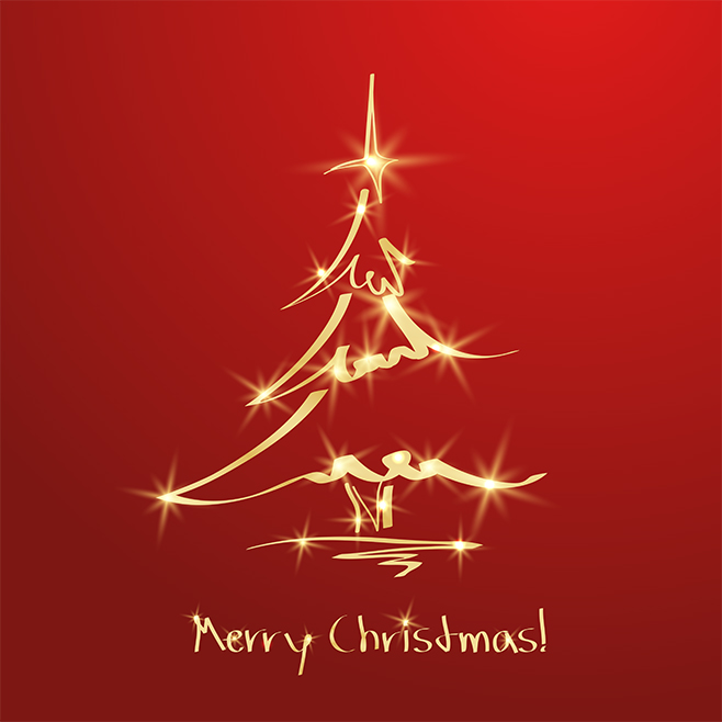 Gouden kerstboom-7282