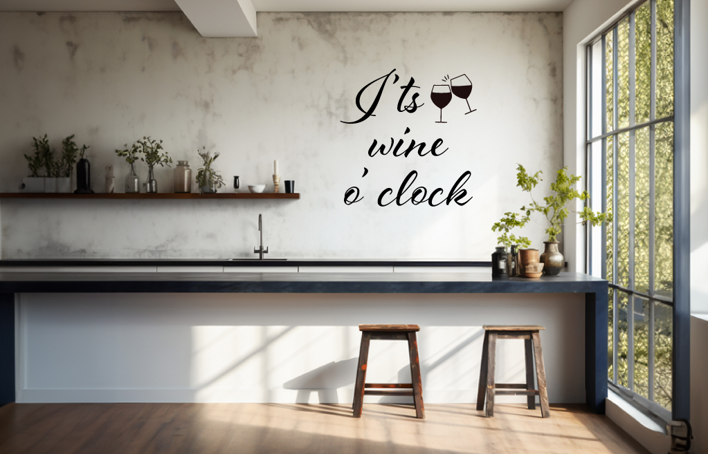 It's wine o'clock