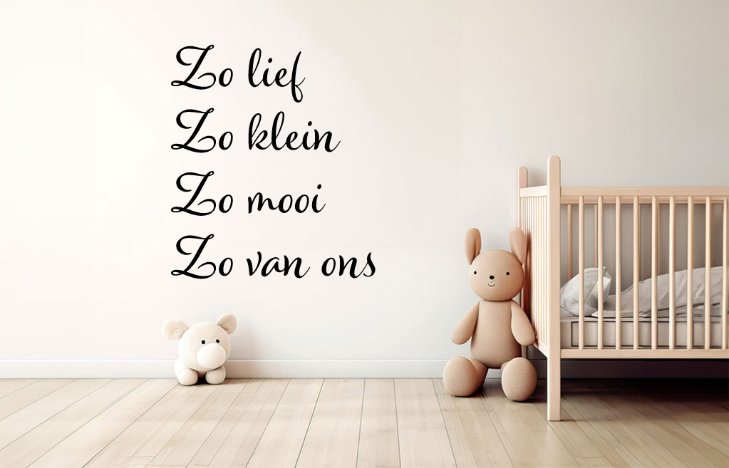 Zo lief zo klein
