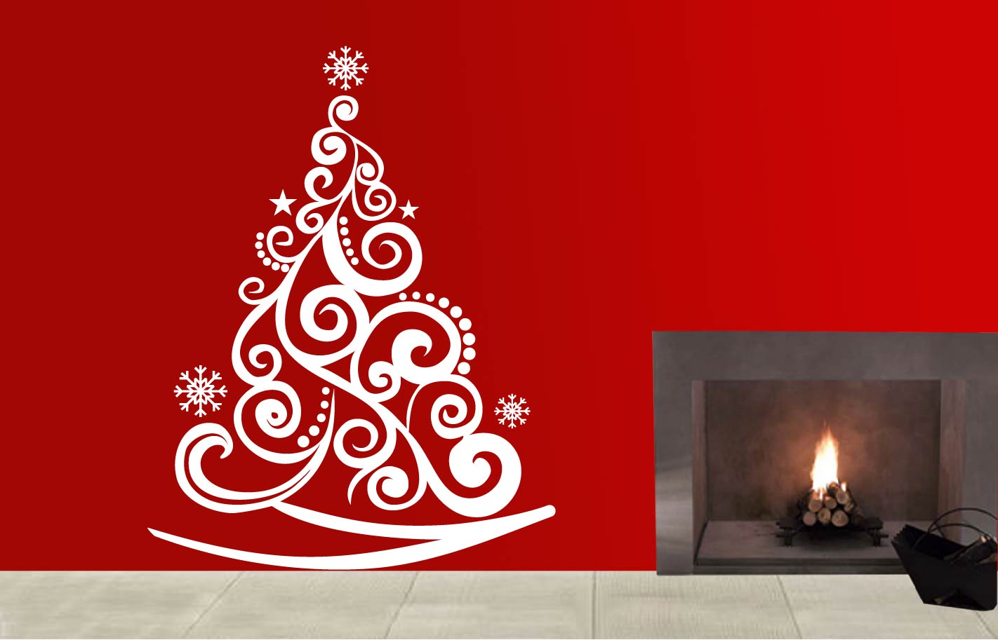 Kerstboom krul